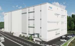 日本GLPは熊本県大津町で新たな半導体関連向け物流拠点の開設を目指す(完成イメージ)