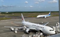 北海道を発着する航空便の需要は伸び悩みも（新千歳空港）