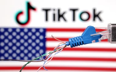 米議会上院はTikTokを規制する法案を承認した=ロイター