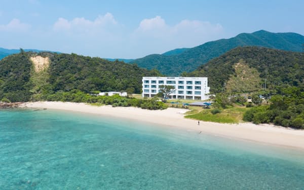 奄美大島の最南端に位置するホテル「ザ・シーン」（写真:ノビテル提供）