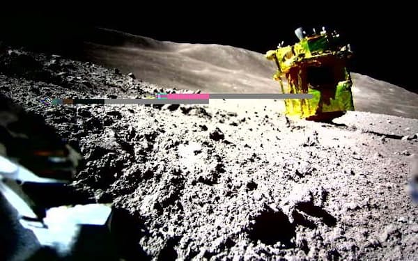 無人探査機「SLIM」は3度目の月の夜も越えた（JAXA提供）