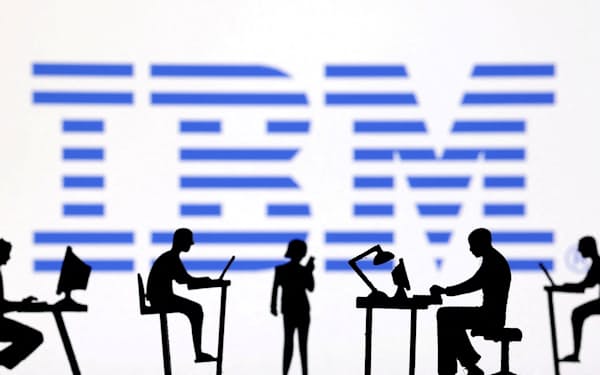 米IBMは24日、1〜3月期決算を発表した=ロイター