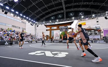 宇都宮市で3人制バスケ「3x3」の世界ツアー開幕戦（写真は2023年）とパリ五輪予選大会が同時開催される