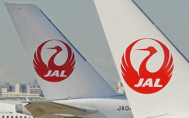 JALの機体（羽田空港）