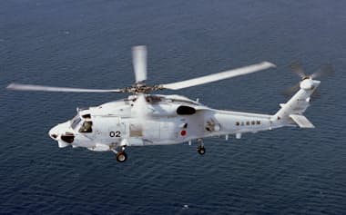 海上自衛隊のSH60K哨戒ヘリコプター（同隊提供）=共同
