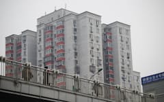 中国では不動産不況による内需不足の状況が続く（3月、北京市内のマンション）