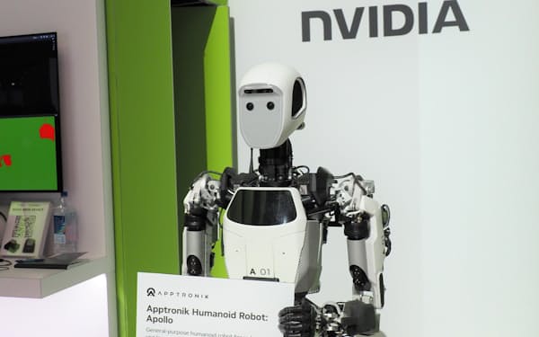ヒト型ロボット「アポロ」を開発した米アプトロニックは日本進出の検討を始めた（3月、米カリフォルニア州）