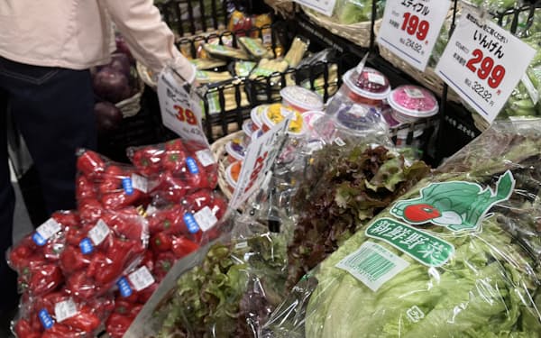 野菜は差別化が難しく、輸出が伸びる果物のように価格が上がらない