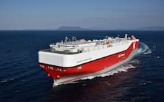川崎汽船のLNG燃料自動車船