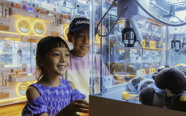 GENDAが米国で展開する無人ゲームコーナー「キドルトン」のイメージ