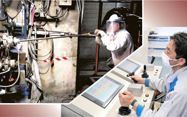 日鉄エンジニアリングはごみ発電プラントで、溶融炉前での人の作業をなくした(千葉県銚子市)