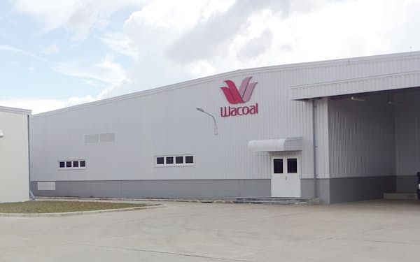 ミャンマーにあるワコールの工場