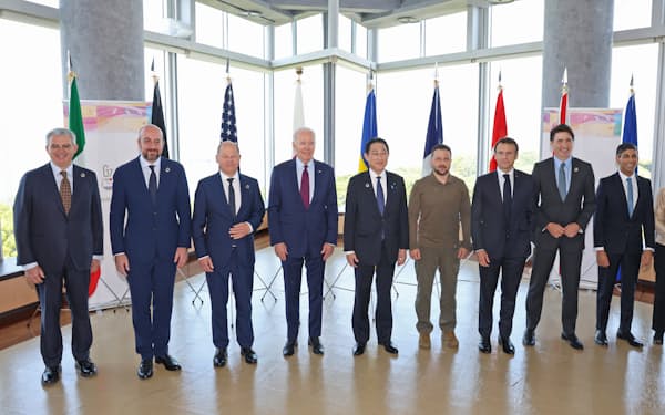 G7首脳は中国の過剰生産問題で結束する(2023年のG7広島サミット)