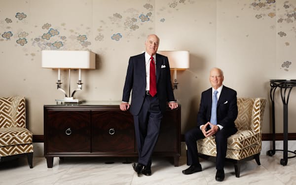 ジョージ?ロバーツ共同創業者?と私は創業の日にリスクテイクを決意していた=Ko Sasaki撮影