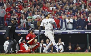 今オフ、ヤンキースからFAになったソトは移籍市場で最も注目を集めている=ゲッティ共同