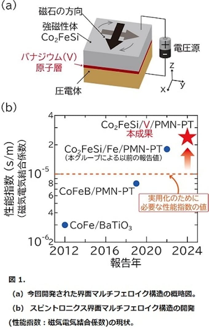 高性能スピントロニクス界面マルチフェロイク構造の信頼性を飛躍的に向上 ~次世代低消費電力メモリーへの応用に向けて前進~ 高性能スピントロニクス界面マルチフェロイク構造の信頼性を飛躍的に向上 ~次世代低消費電力メモリーへの応用に向けて前進~