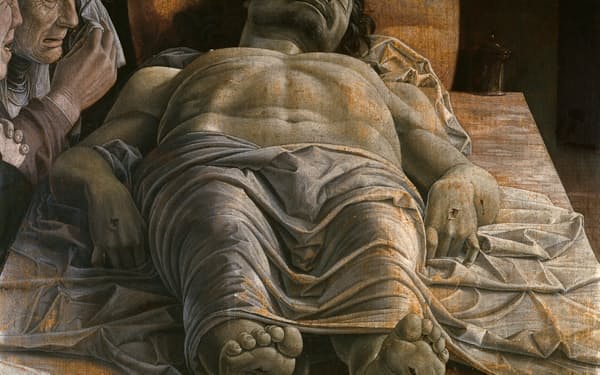 マンテーニャ「死せるキリスト」=ユニフォトプレス提供