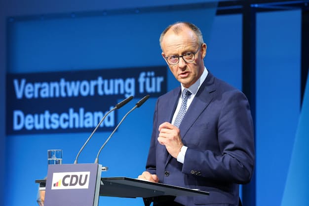 ドイツ首相にメルツ氏就任へ きょう政権発足、財政転換で国防増強 - 日本経済新聞