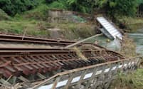 JR美祢線は2023年6月の豪雨で大きな被害を受けた