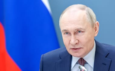 ナショナリズムに駆られたプーチン氏は既存の秩序破壊を求める(写真は5月13日、ロシア大統領府でのオンライン会合)=ロイター