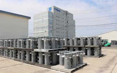 愛知電機の本社内に物流拠点を設けた(愛知県春日井市)=愛知電機提供
