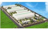 ニデックがインド・カルナタカ州で整備する工場の完成イメージ