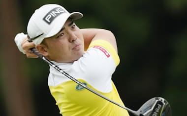 ツアー選手権ゴルフで優勝した蟬川泰果=宍戸ヒルズCC