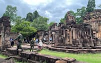 タイとカンボジアの係争地、タムアントム遺跡は緊迫している