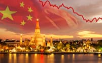タイの外国人観光客の主力である中国人旅行者が急減している