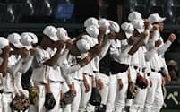 広陵は7日の1回戦に勝利した後、全国高校野球選手権への出場を辞退した=共同