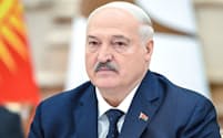 ベラルーシのルカシェンコ大統領=ロイター
