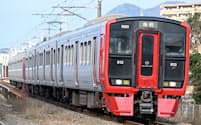 JR九州の鹿児島本線を走る列車