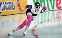 吉田は五輪プレシーズンの昨季、W杯女子500メートルで優勝2回、総合3位と躍進した(写真は3月の世界距離別選手権)
