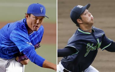 日本球界に復帰したDeNA・藤浪㊧とヤクルト・青柳。米国での挑戦を新たなステップにできるか