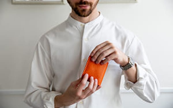 小さな大容量「1ミリ革ウォレット」