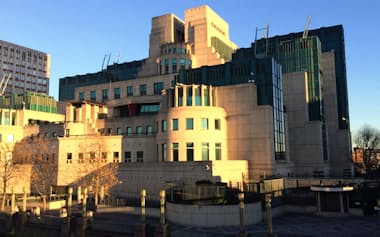 ロンドンの英秘密情報部(MI6)の本部