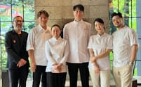 日本からは糸井章太シェフ(左から2人目)とnao(ナオ)シェフ(同3人目)が参加した