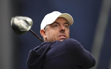 欧州男子ゴルフの旗艦大会の最終日に好スコアをマーク、マキロイは2週後のライダーカップへ自信をみせた=PA・AP