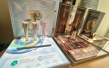 アジアで展開するエリクシールの美容液やクリームなど