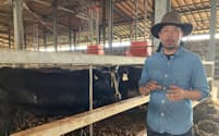 能登牧場の平林将専務は「能登牛の知名度を上げるために増産する必要がある」と話す