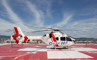 関西広域連合が使用するドクターヘリ=同連合提供