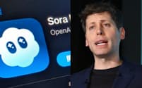 オープンAIのサム・アルトマン最高経営責任者(CEO)は新しい動画生成AIとSNS「ソラ」を公開した