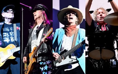 左からリック、ロビン、トム、ダックス Photo by Yuki Kuroyanagi