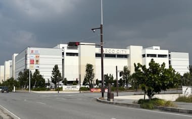 サンエーの旗艦店「サンエー浦添西海岸パルコシティ」(7日、沖縄県浦添市)