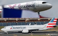欧州エアバスのA321㊤と米ボーイングの737MAX