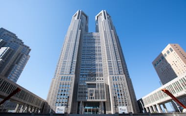 東京都は豊かな財政力を背景に様々な施策を講じている(東京都庁)