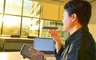 NonaCanvas社長の野中祥平さんは複数のAIを使いつつも依存に陥らないよう注意しているという(東京都千代田区)