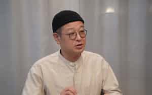 NEの比護則良社長 NEの比護則良社長