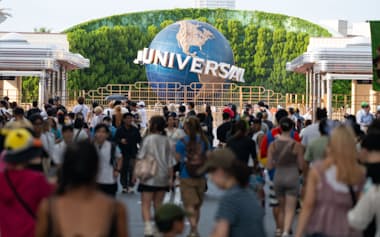 2024年は1600万人が来園したユニバーサル・スタジオ・ジャパン(大阪市此花区)