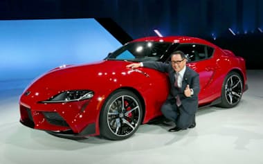 スープラは一度生産終了後に復活していた(2019年、米デトロイト)